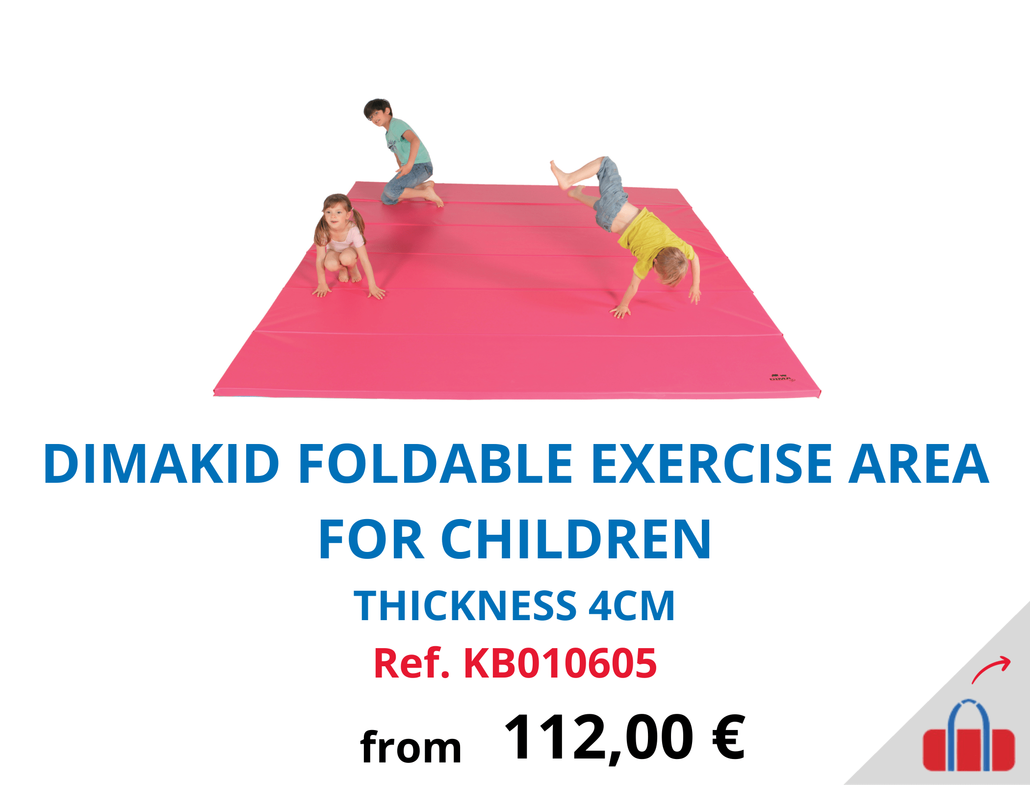 Dimakid foldable exercice area